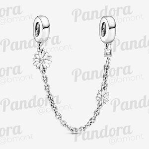 Pandora Daisy Flower Safety Chain Charm